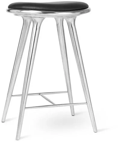 Mater High Stool Bar Stool Recycled Aluminium 69cm