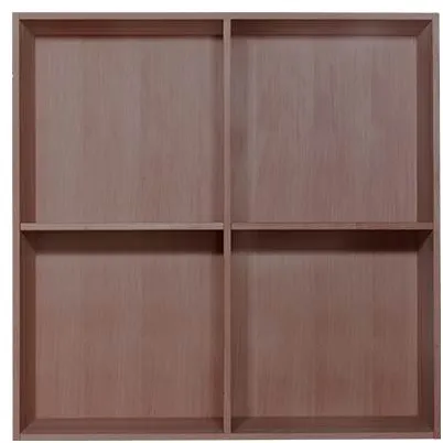 Kidi bookcase - Solid finger-jointed oak - Light smoked - 34 cm