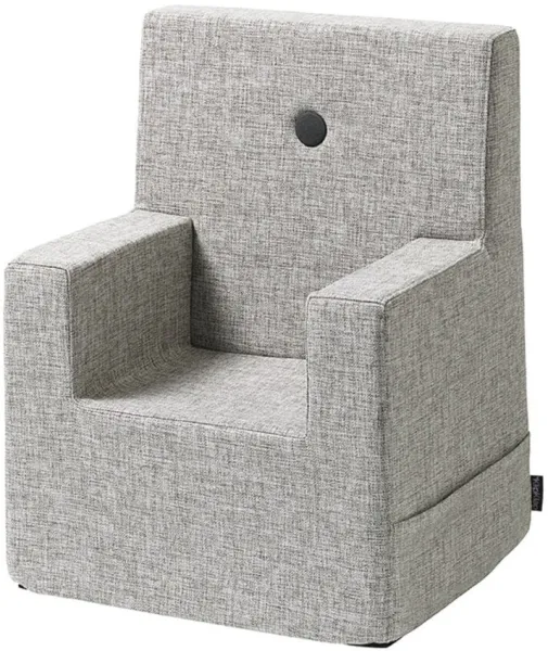 Children's Chair XL - light grey/dark grey button