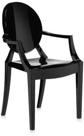 Kartell Lou Lou Ghost dining chair - Kids - Black