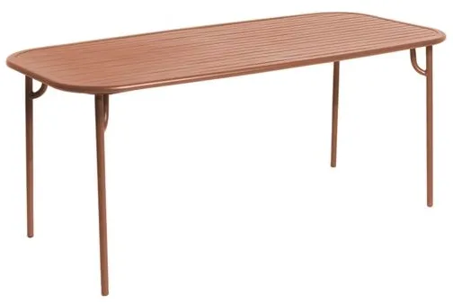 Petite Friture WEEK-END Rectangular Table Terracotta