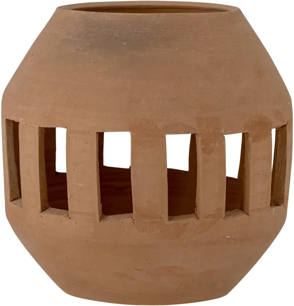 BLOOMINGVILLE Brina Lantern, Orange, Terracotta