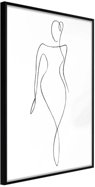 ARTGEIST Poster with frame - Impeccable Figure Gold 40x60