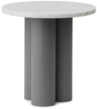 Normann Copenhagen Dit Side Table Grey/White Carrara