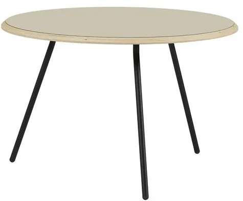 Woud Soround Coffee Table Beige Laminate Ø75 H49