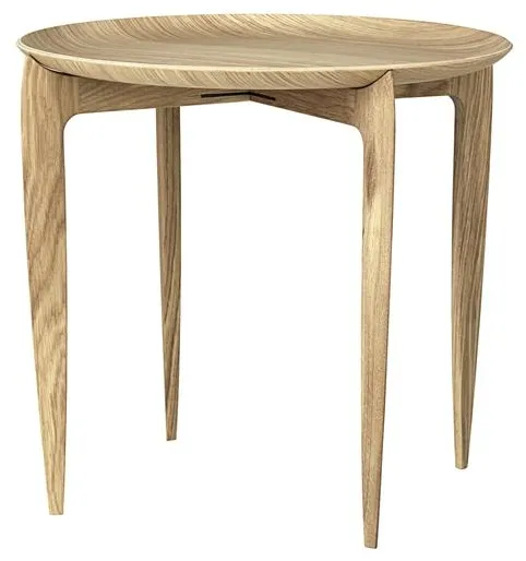Fritz Hansen Tray Coffee Table Oak Ø45
