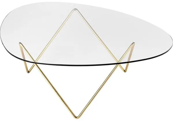 GUBI Pedrera Coffee Table Brass