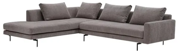 Wendelbo Edge V2 Modular Sofa 12+34 Soft 3/Black