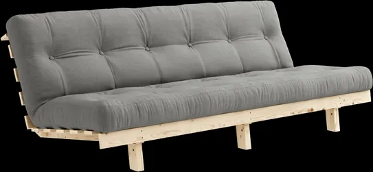 Karup Design Lean Sofa Bed With Alpha Mattress 130x200 Grey/Raw