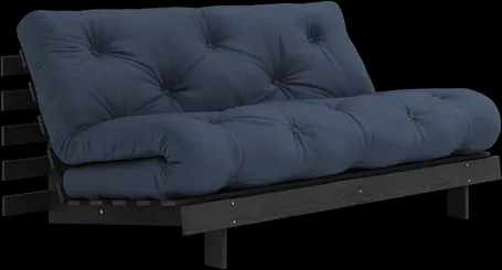 Karup Design Roots Sofa Bed With Roots Mattress 160x200 Navy/Black Lacquered