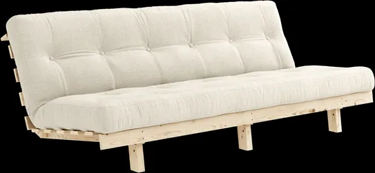 Karup Design Lean Sofa Bed with Alpha Mattress 130x200 Linen/Raw