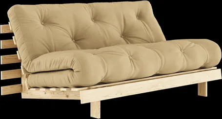 Karup Design Roots Sofa Bed With Mattress 160x200 758 Wheat Beige/Pine