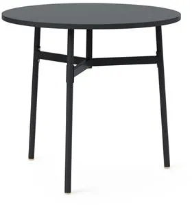 Normann Copenhagen Union Table Black Ø80 X H74.5 cm