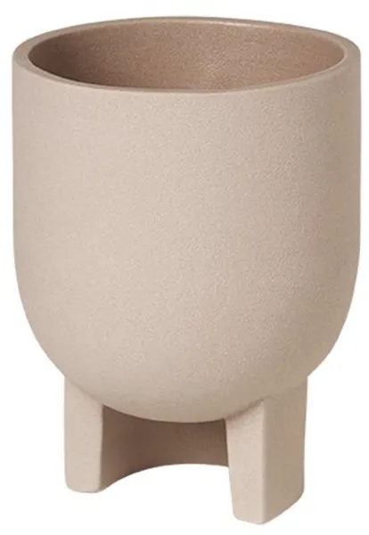 KRISTINA DAM STUDIO Serene flower pot, S - sand terracotta