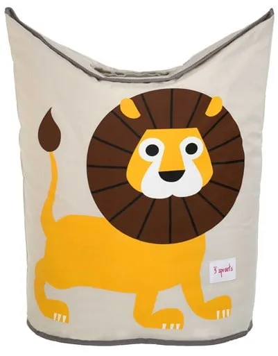 3 Sprouts Laundry Basket, Lion